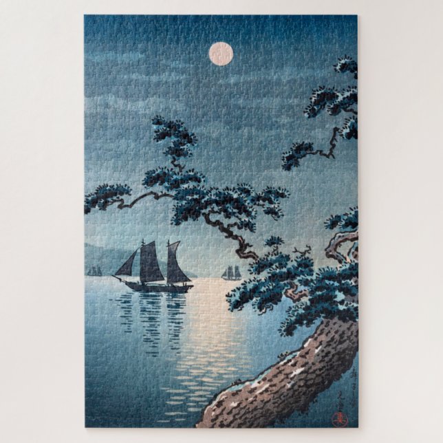 Maiko Beach von Tsuchiya Koitsu Puzzle (Vertikal)