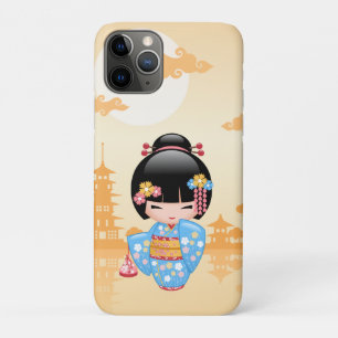 Maiko Kokeshi Doll - Niedliches japanisches Geisha Case-Mate iPhone Hülle