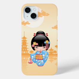 Maiko Kokeshi Doll - Niedliches japanisches Geisha Case-Mate iPhone Hülle