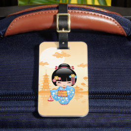 Maiko Kokeshi Doll - Niedliches japanisches Geisha Gepäckanhänger