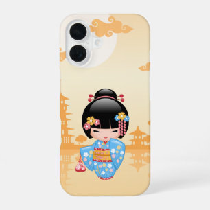 Maiko Kokeshi Doll - Niedliches japanisches Geisha iPhone 16 Hülle