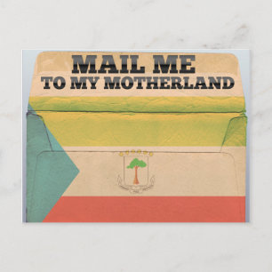 Mail an äquatoriale Guinea Postkarte