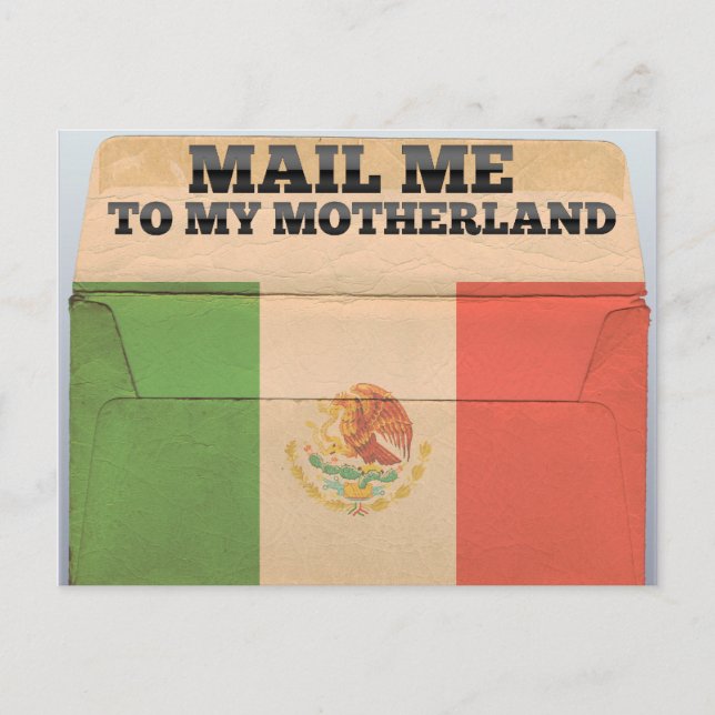 Mail an mich nach Mexiko Postkarte (Vorderseite)