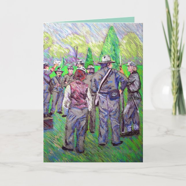 Mail-Anruf für Soldaten des Zivilen Krieges Camp # (Vorderseite)