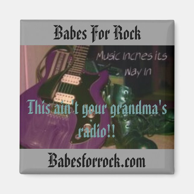mail, Babes For Rock, Babesforrock.com, This ai.. Magnet (Vorne)