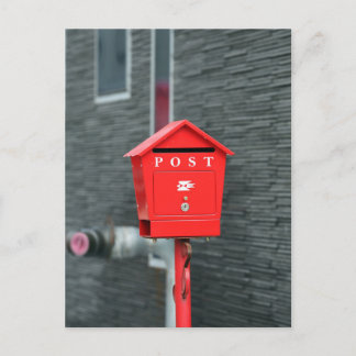 MAIL BOX POST RED BOX POSTCROSSING POSTKARTE