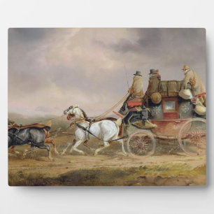 Mail Coaches on Road: The Louth-London Royal M Fotoplatte