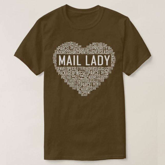 Mail Lady Heart T-Shirt (Design vorne)