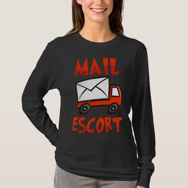 Mail Postdienst Mailman T-Shirt (Vorderseite)