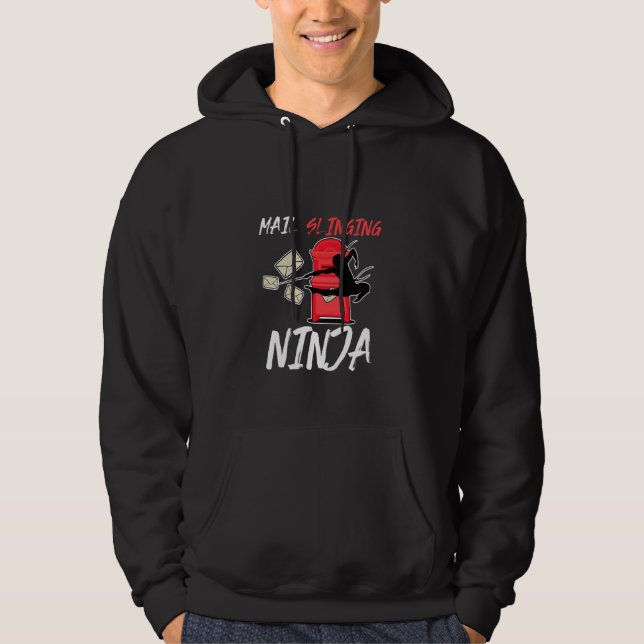 Mail Slinging Ninja Hoodie (Vorderseite)