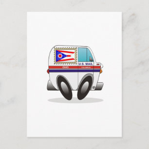 Mail Truck OHIO Postkarte