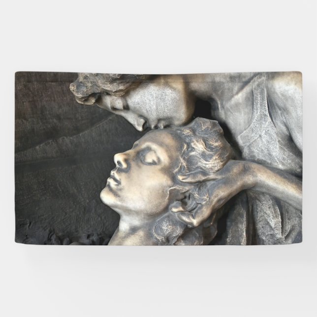 Mailand Friedhof Statue Banner (Horizontal)