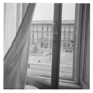 Mailand Italien, Blick aus dem La Scala Opernfeste Fliese