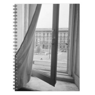 Mailand Italien, Blick aus dem La Scala Opernfeste Notizblock