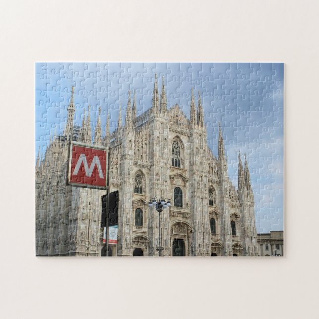Mailand, Italien - Dom - 11x14 - 252 Stk. Puzzle (Horizontal)