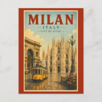 Mailand Italien Dom Illustration Reise Kunst