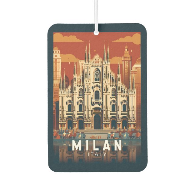 Mailand Italien Duomo di Milano Kunst, Dichtung un Autolufterfrischer (Vorderseite)