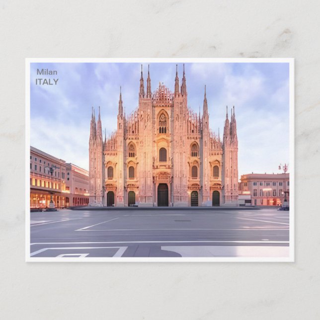 Mailand Italien Duomo di Milano Kunst, Dichtung un Postkarte (Vorderseite)