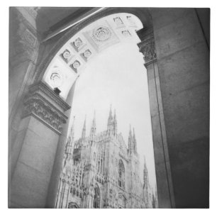 Mailand Italien, Galleria Blick auf den Dom Fliese