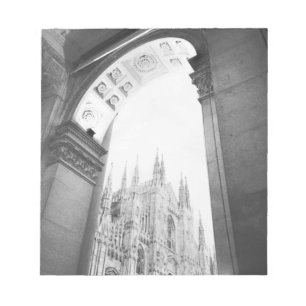 Mailand Italien, Galleria Blick auf den Dom Notizblock