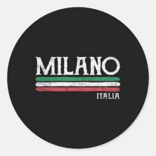 Mailand Italien Milano Italia Runder Aufkleber