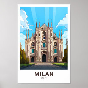 Mailand Italien Reisen Print Poster