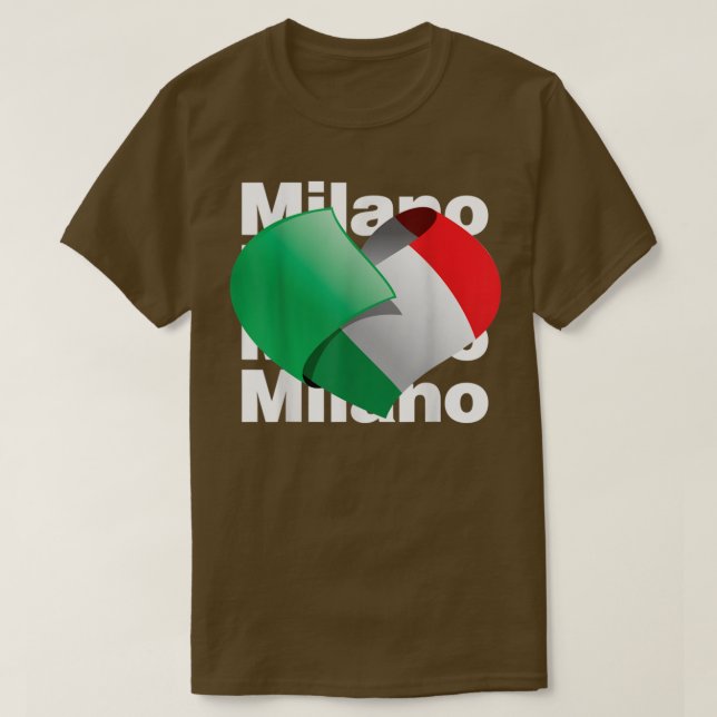 Mailand Italien T-Shirt (Design vorne)