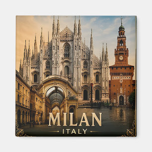 🧲 Mailand Italien Urlaubserinnerung Für Reisende Magnet