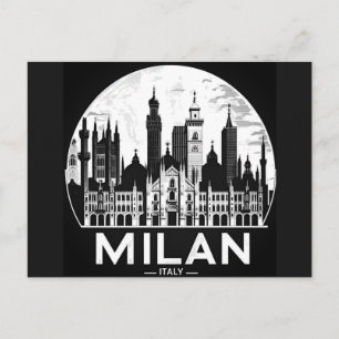 Mailand Italy Skyline Postkarte