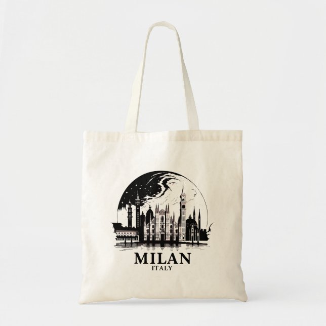 Mailand Italy Skyline Tragetasche (Vorne)