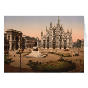 Mailand-Kathedrale und Marktplatz, Lombardei,