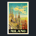 Mailand/Mailand Italien Stadtbild Vintag Poster<br><div class="desc">Mailand / Mailand Italien Stadtbild Vintag restaurierte Vintage Travel Posters und Ad Art Künstler Armando Pomi 1928 Vintage Milano Kathedrale und Stadtbild Hintergrund. Italien Reisewerbung für das Hotel Casino. "Unsere Kunst ist mehr als ein Hobby, sie ist eine Leidenschaft!" Unsere Sammlung von Vintage Poster und Werbespots wurde sorgfältig in die...</div>