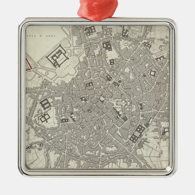 Mailand Mailand Ornament Aus Metall (Vorne)