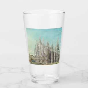 Mailand Piazza del Duomo 1850er Jahre von Carlo Bo Glas