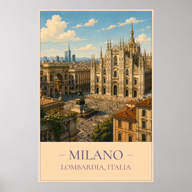 Mailand Poster (Vorne)