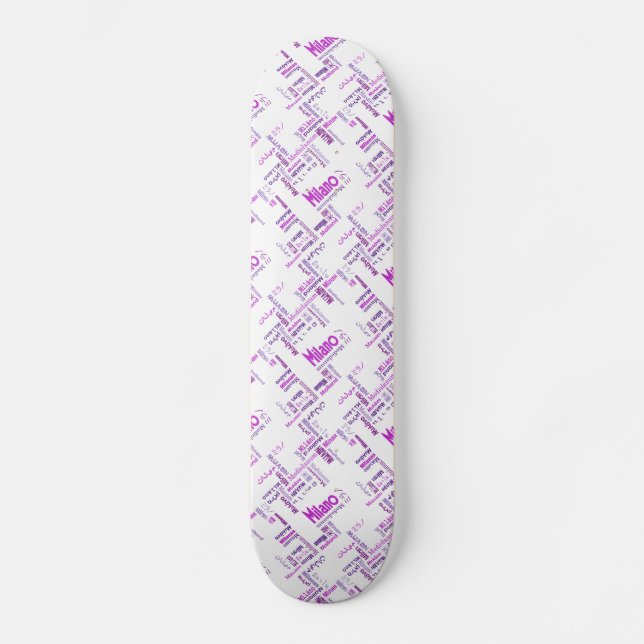 Mailand Skateboard (Vorderseite)