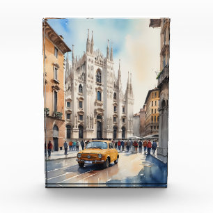 Mailänder Aquarellkunst Fotoblock
