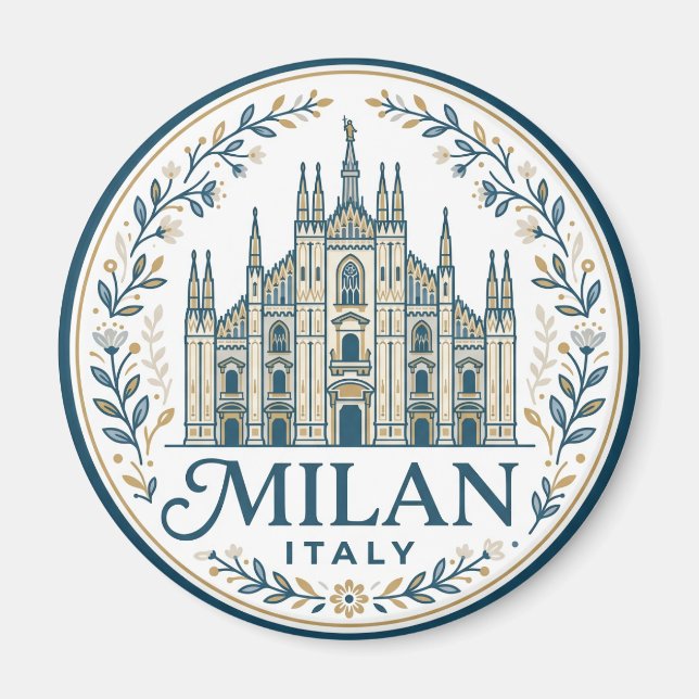 Mailänder Dom Italien Magnet (Vorne)