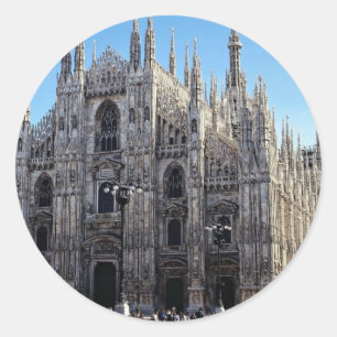 Mailänder Dom, Italien Runder Aufkleber