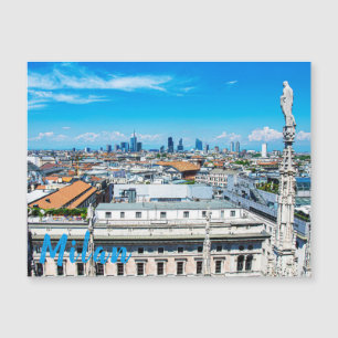 Mailänder Skyline Magnetkarte