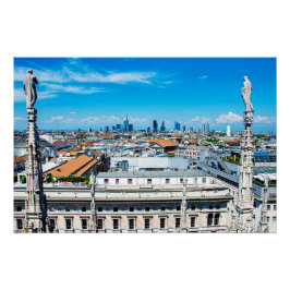 Mailänder Skyline Poster
