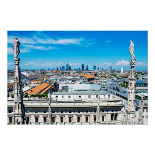 Mailänder Skyline Poster