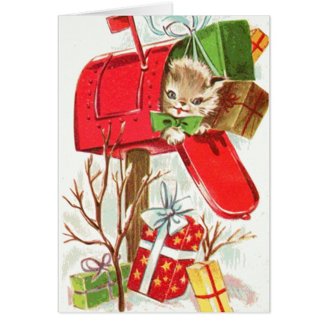 Mailbox Christmas Kitty (Vorne)