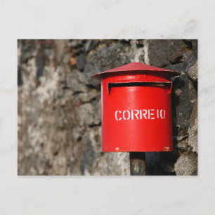 Mailbox für Rustikal Postkarte