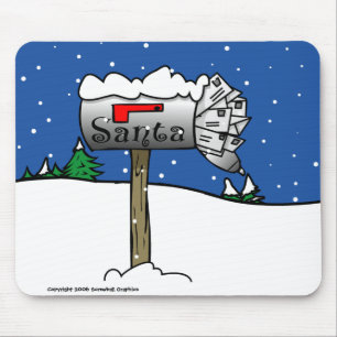 Mailbox-Mousepad des Weihnachtsmanns Mousepad