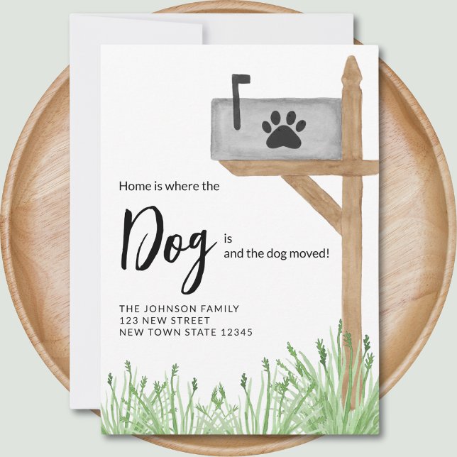 Mailbox Wir haben die Ankündigung "Hunde bewegen"  (Von Creator hochgeladen)