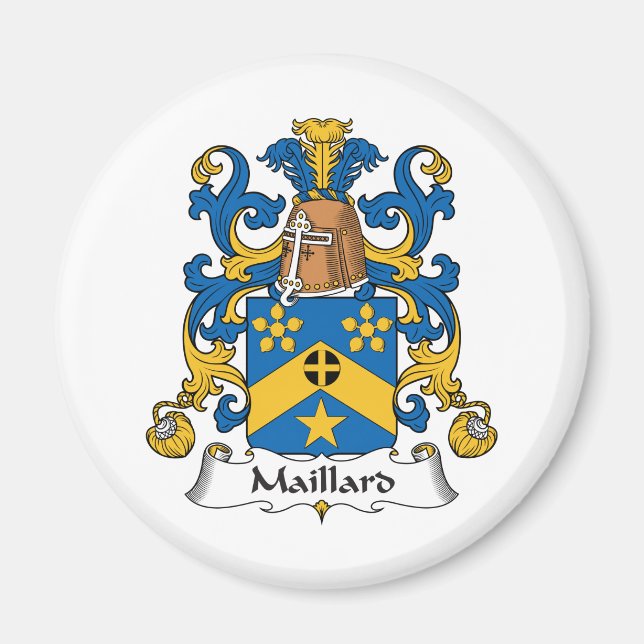 Maillard Familienwappen Magnet (Vorne)