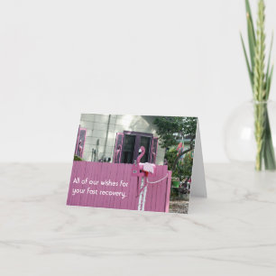 Mailman Get Well Greeting Card Karte