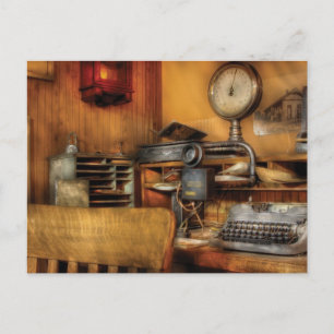 Mailman - Im Büro Postkarte