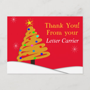 Mailman THANK YOU POSTCARDS 9 Postkarte
